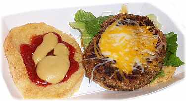 Burger ready to eat