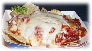 Nacho pizza style