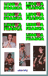 Lingua Franca temporary tattoo full sheet