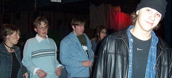 Dressed as a crowd