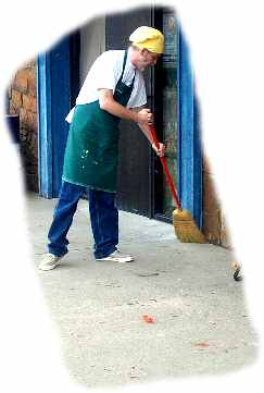 Don Sweeps Up